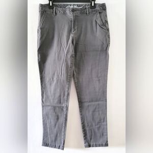 Eddie Bauer Boyfriend Grey Gray Dyed Jeans Office Work Pants Midrise Mid Rise 10